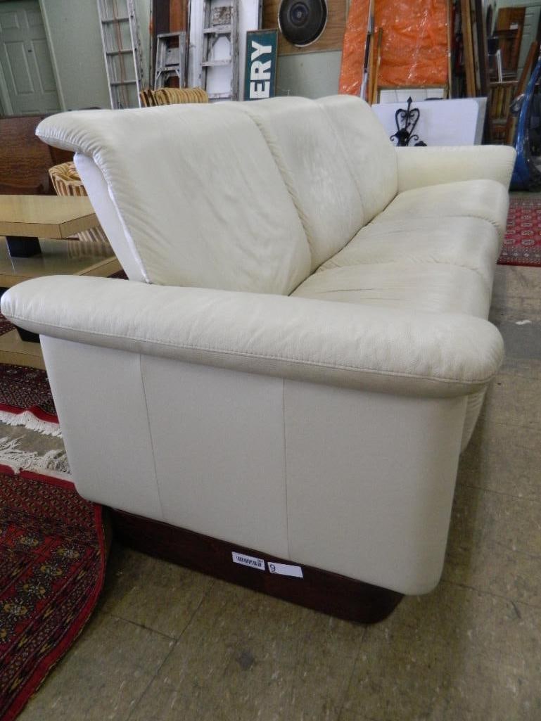 Ekornes Norway - Stressless Leather Couch - 34" x 98" x 32" - 3