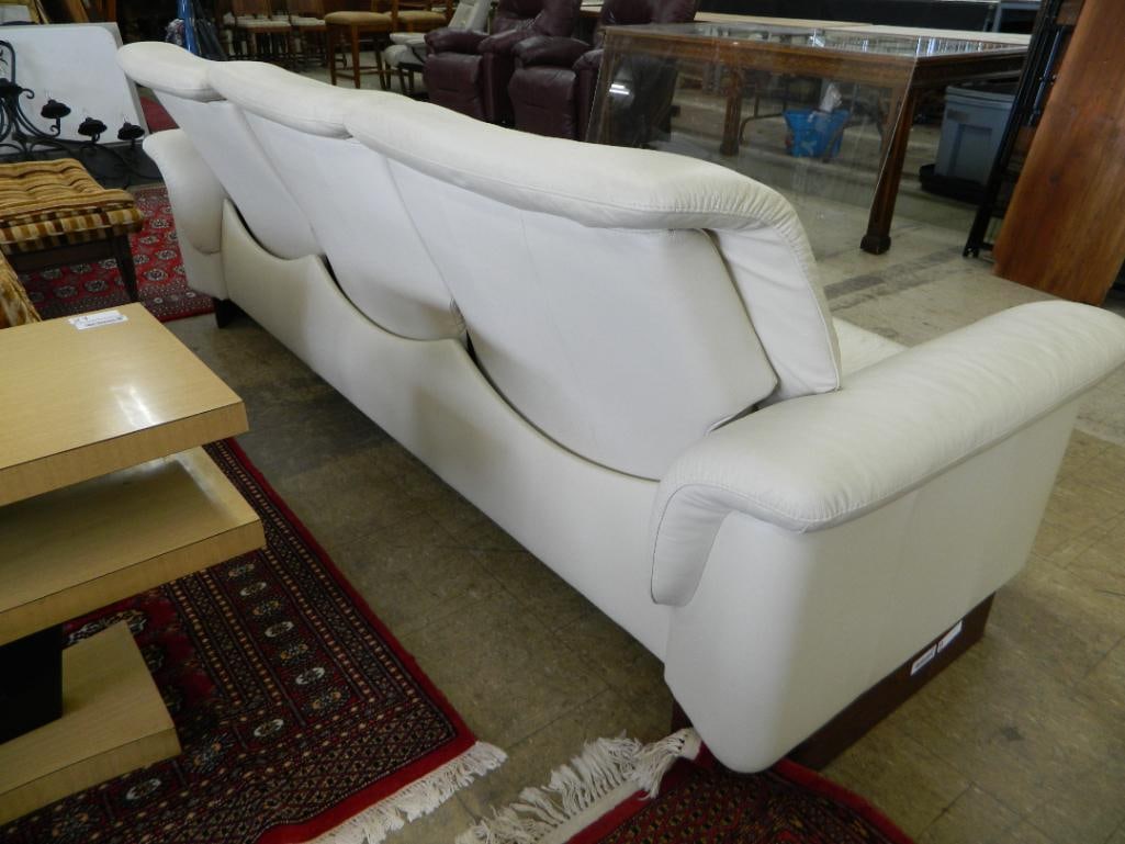Ekornes Norway - Stressless Leather Couch - 34" x 98" x 32" - 4