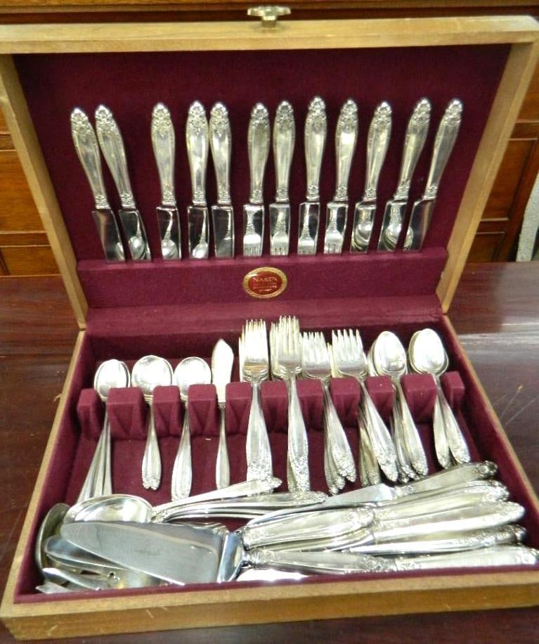 Sterling Silver - International Silver Co. - Flatware Set - Prelude Pattern - 3844 Grams (1 of 20)