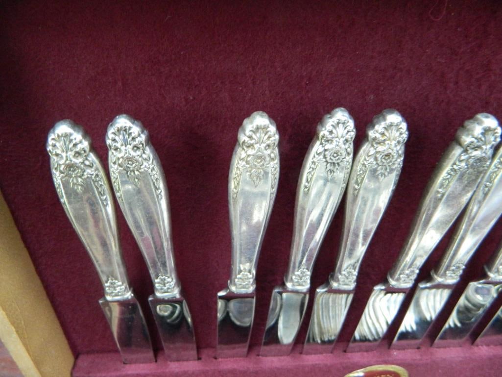 Sterling Silver - International Silver Co. - Flatware Set - Prelude Pattern - 3844 Grams - 2