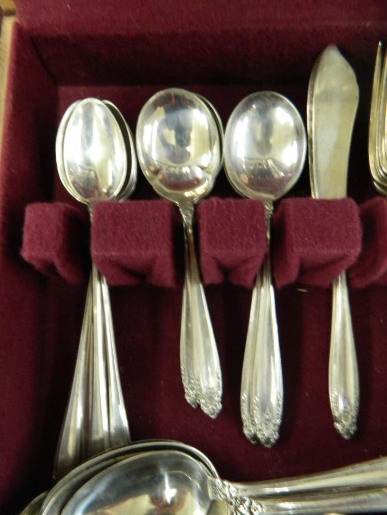 Sterling Silver - International Silver Co. - Flatware Set - Prelude Pattern - 3844 Grams - 4