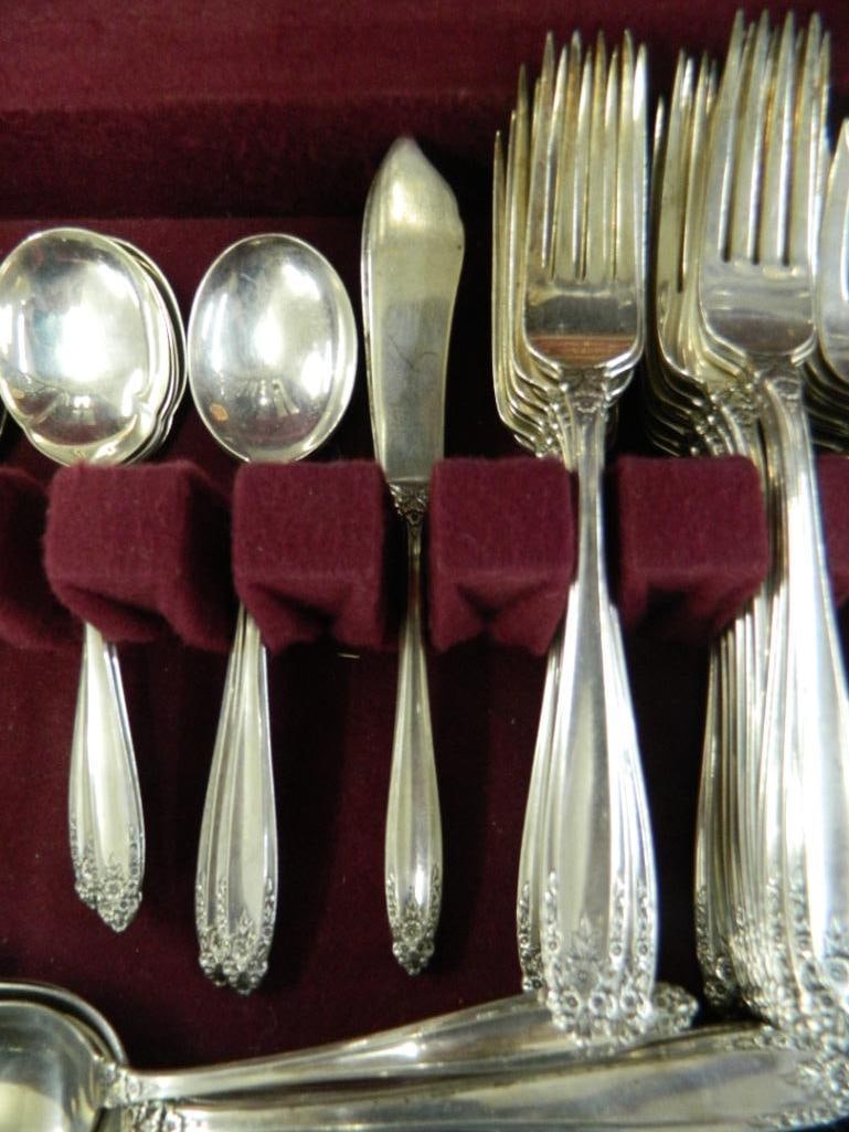 Sterling Silver - International Silver Co. - Flatware Set - Prelude Pattern - 3844 Grams - 5