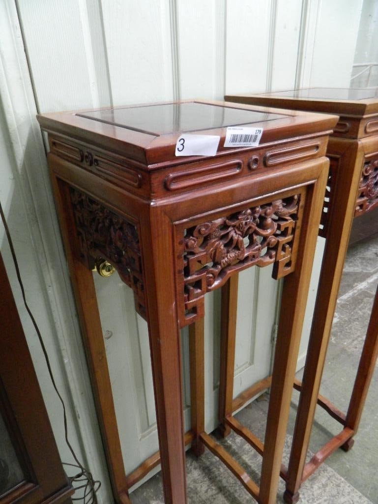 Asian Themed Plant Stand / Pedestal - 50" x 14.5" x 14.5" - 4