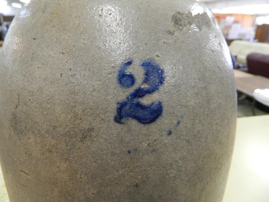 2 Gallon Pottery Jug - 12.5" x 8" - 2