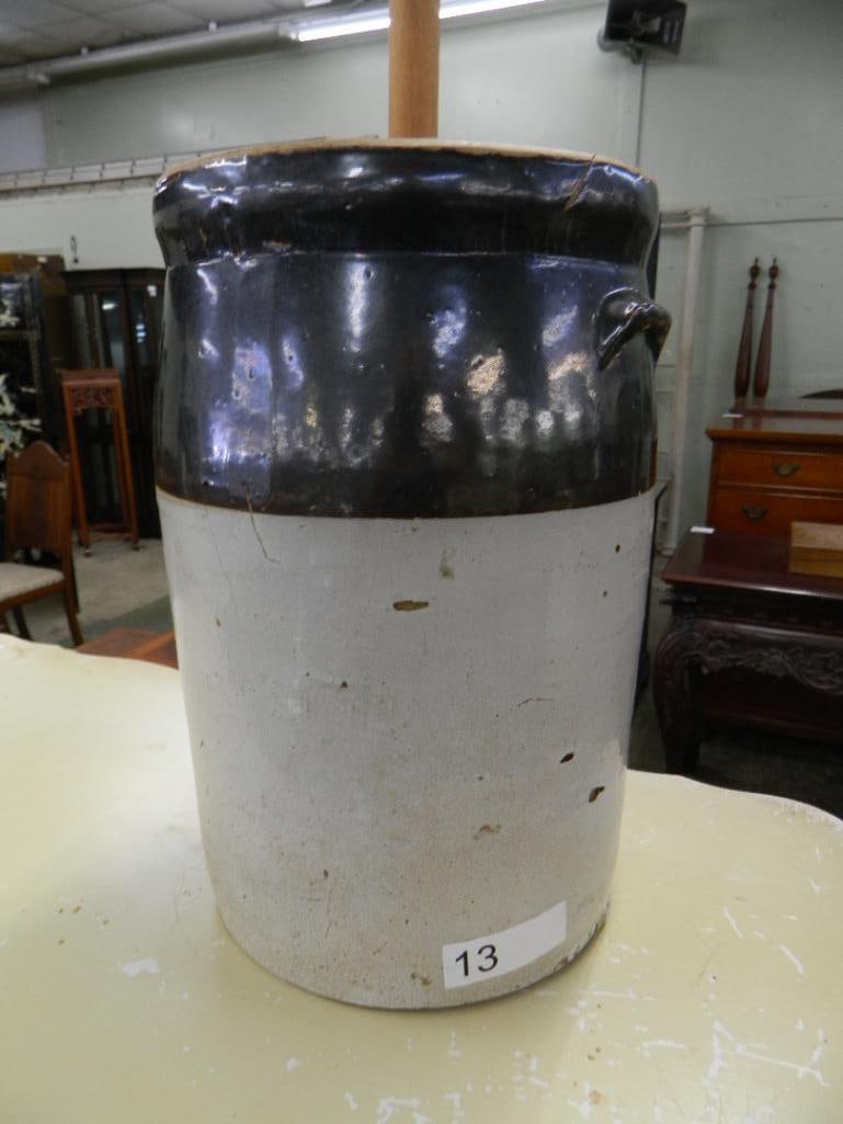 3 Gallon Pottery Churn - 32" x 10" - 10