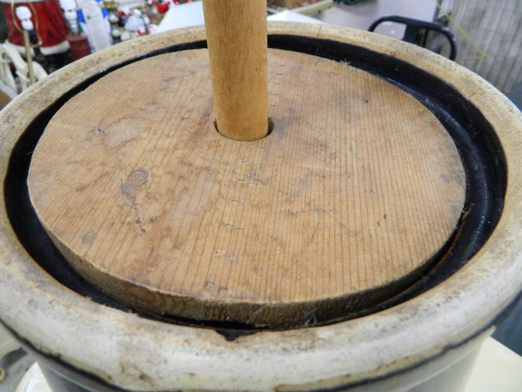 3 Gallon Pottery Churn - 32" x 10" - 5