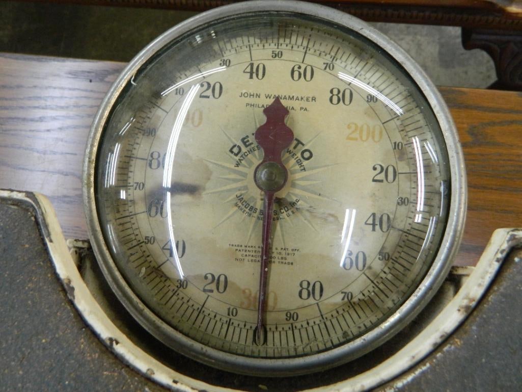 Jacobs Bros. Detecto Scale - 8.5" x 11" x 12" - 2