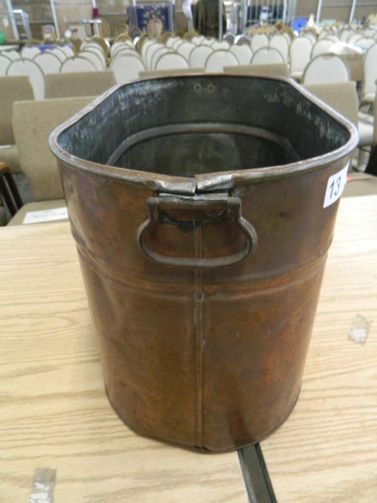 Copper Boiler - No Lid - 13" x 22" x 11.5" - 3