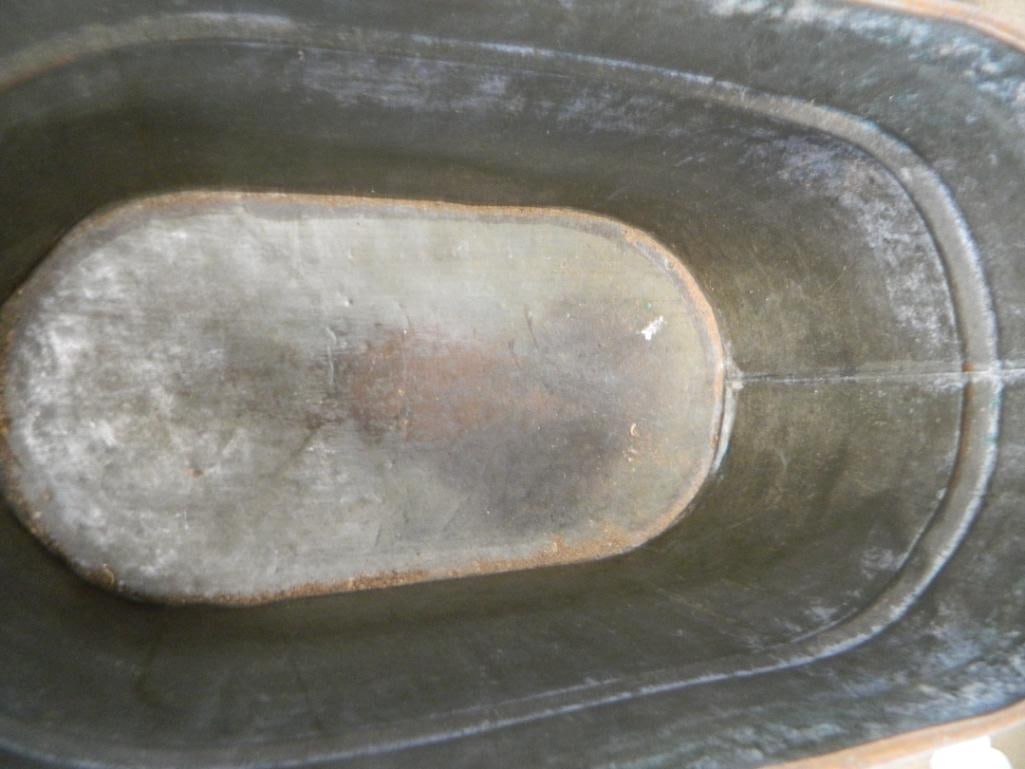 Copper Boiler - No Lid - 13" x 22" x 11.5" - 5