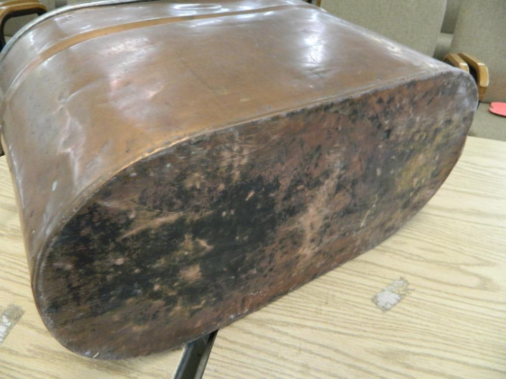 Copper Boiler - No Lid - 13" x 22" x 11.5" - 6