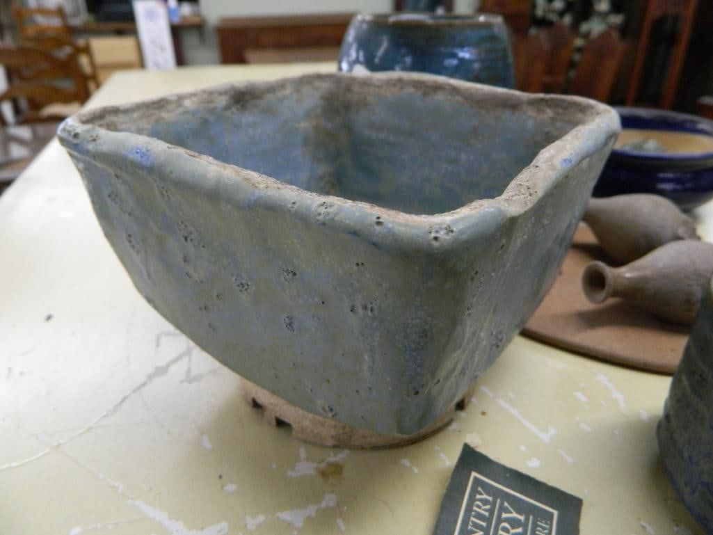 Box Lot with Misc. Studio Art Pottery - 1.75" to 6" Tall - 2
