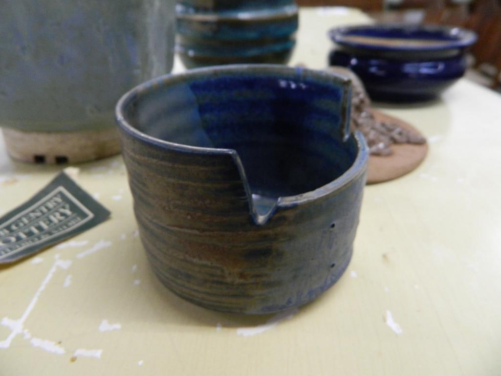 Box Lot with Misc. Studio Art Pottery - 1.75" to 6" Tall - 4