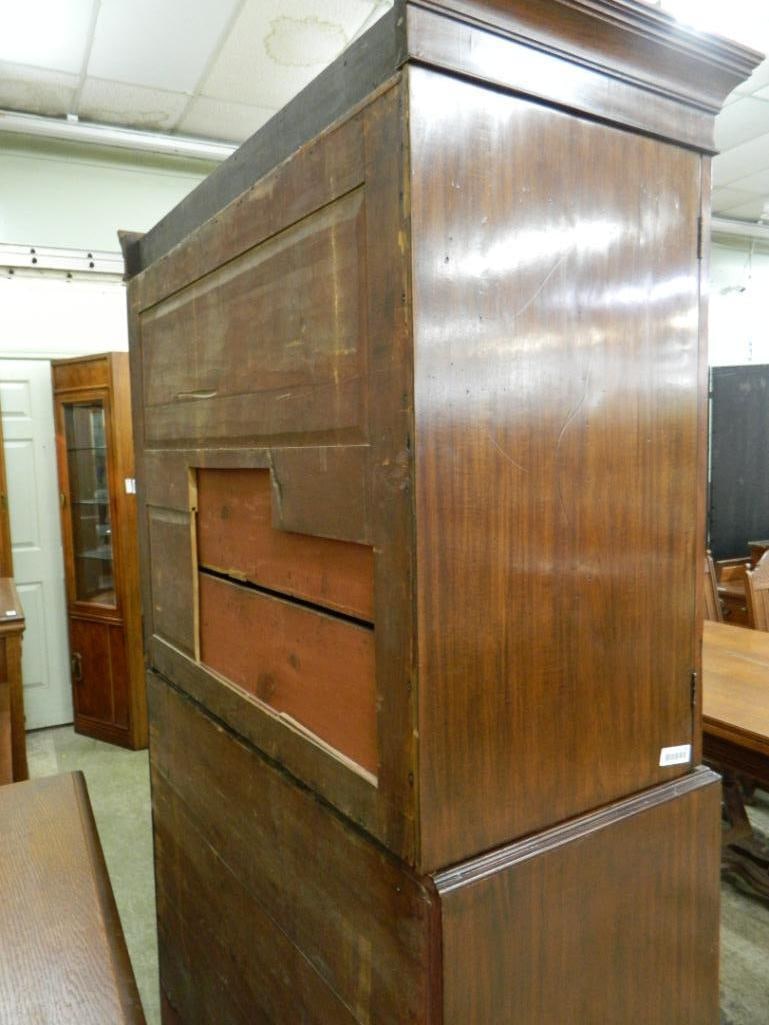 Vintage 2 Piece 3 Drawer Armoire Chest - 80.5" x 50" - 8