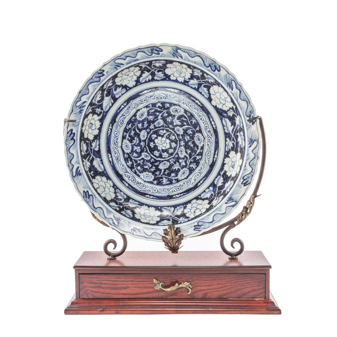 Antique Blue&White Large Dish (1 of 9)