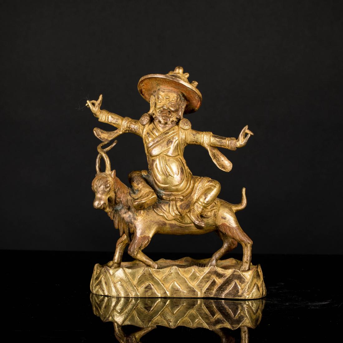 19th Antique Gilt Bronze Buddha (1 of 10)