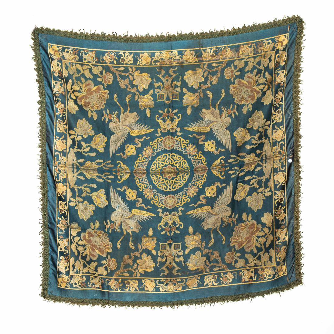 18-19th Antique Silk Embroidery (1 of 7)