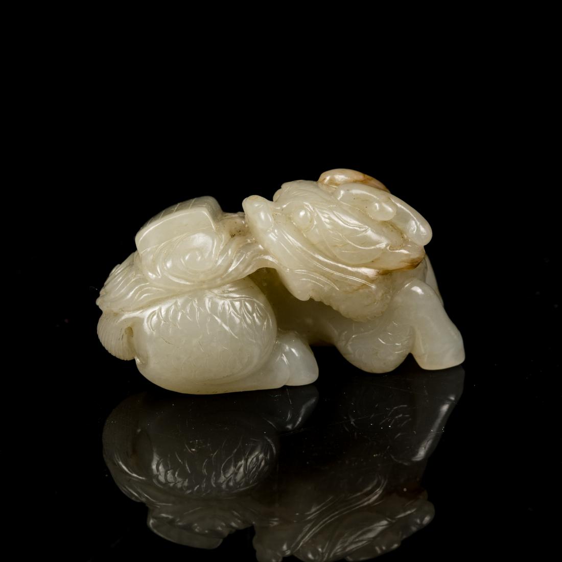 Ming Antique Pale Celadon Mythical Beast (1 of 9)