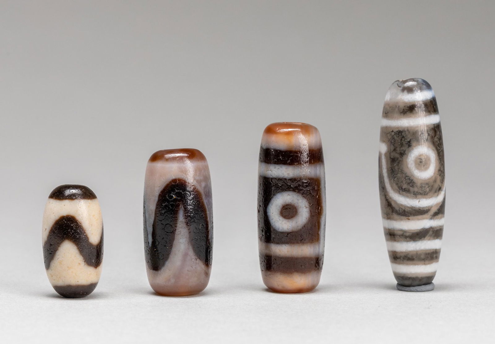 Set Of Tibetan Antique Dzi Beads (1 of 9)