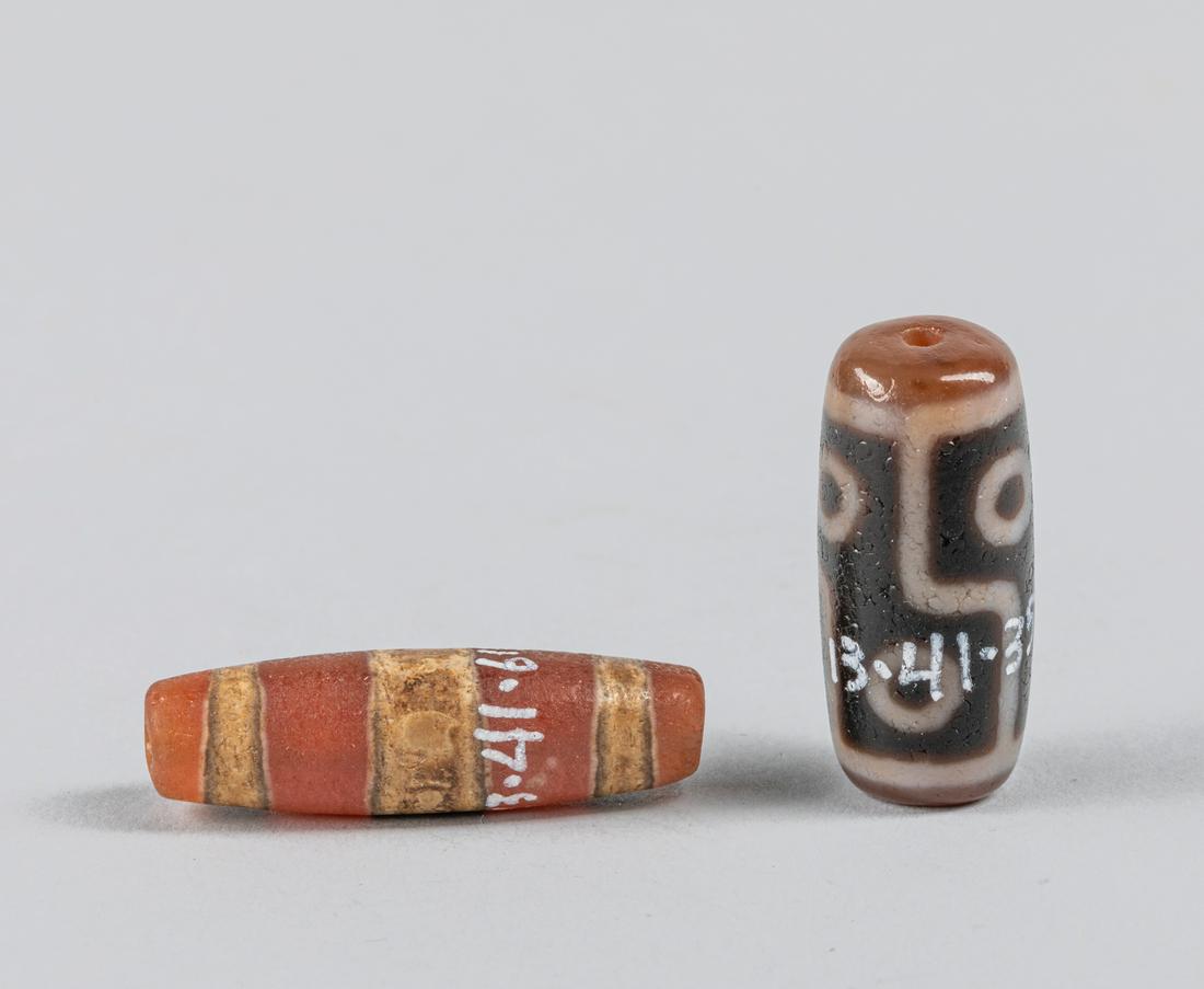 Set of Tibetan Antique Dzi Beads (1 of 4)