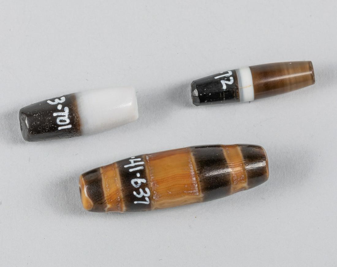 Set of Tibetan Antique Dzi Beads (1 of 3)