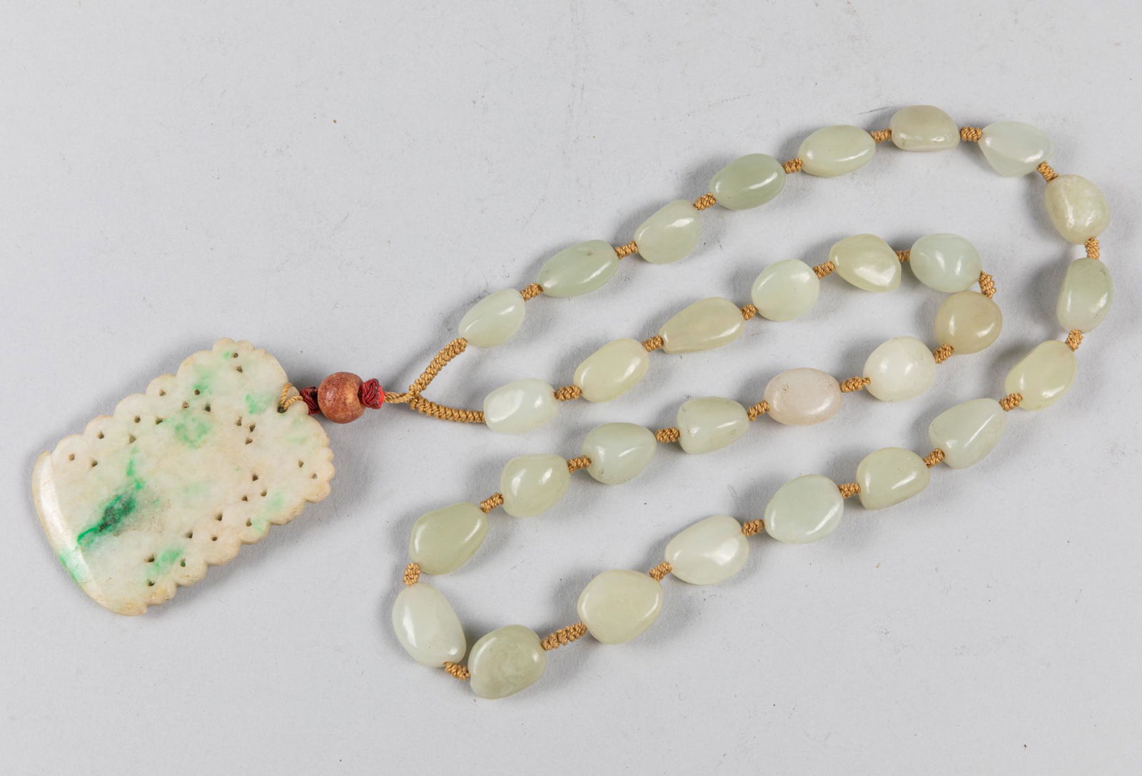 Chinese Antique Jade Jadeite Pendant (1 of 5)