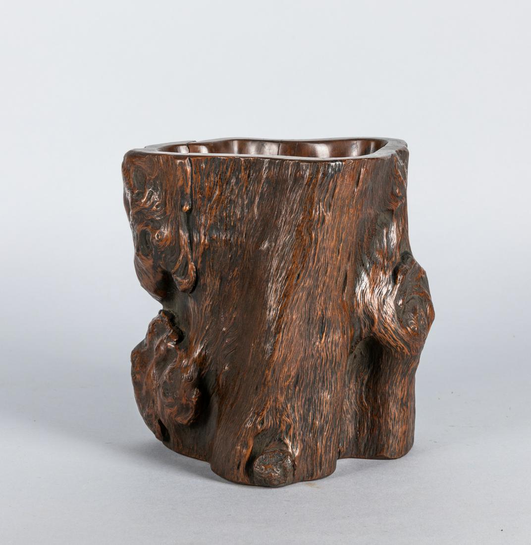 18-19th Chinese Antique Root Wood Brushpot (1 of 6)