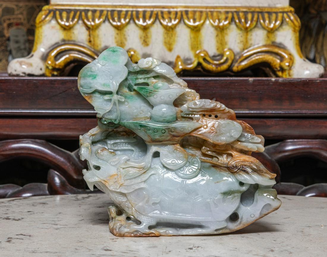 Chinese Export Jade Jadeite Figure (1 of 8)