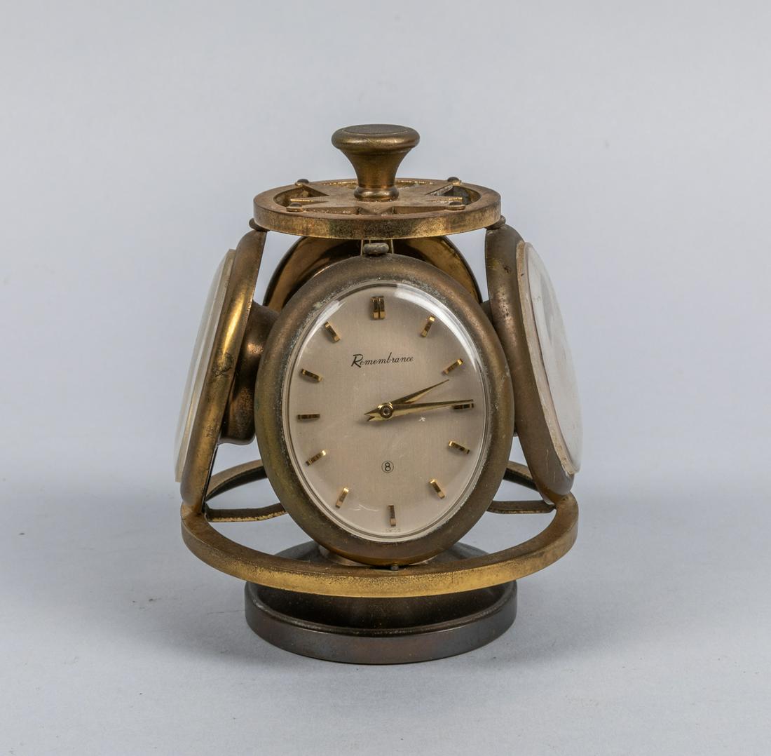 1940s Vintage Swiss Four Sided Rotating Clock (1 of 5)