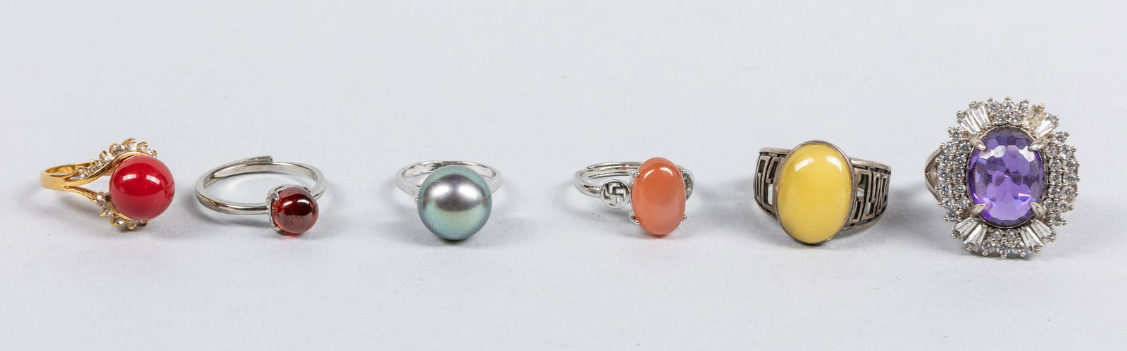 Group Of Sterling Silver Rings (1 of 6)