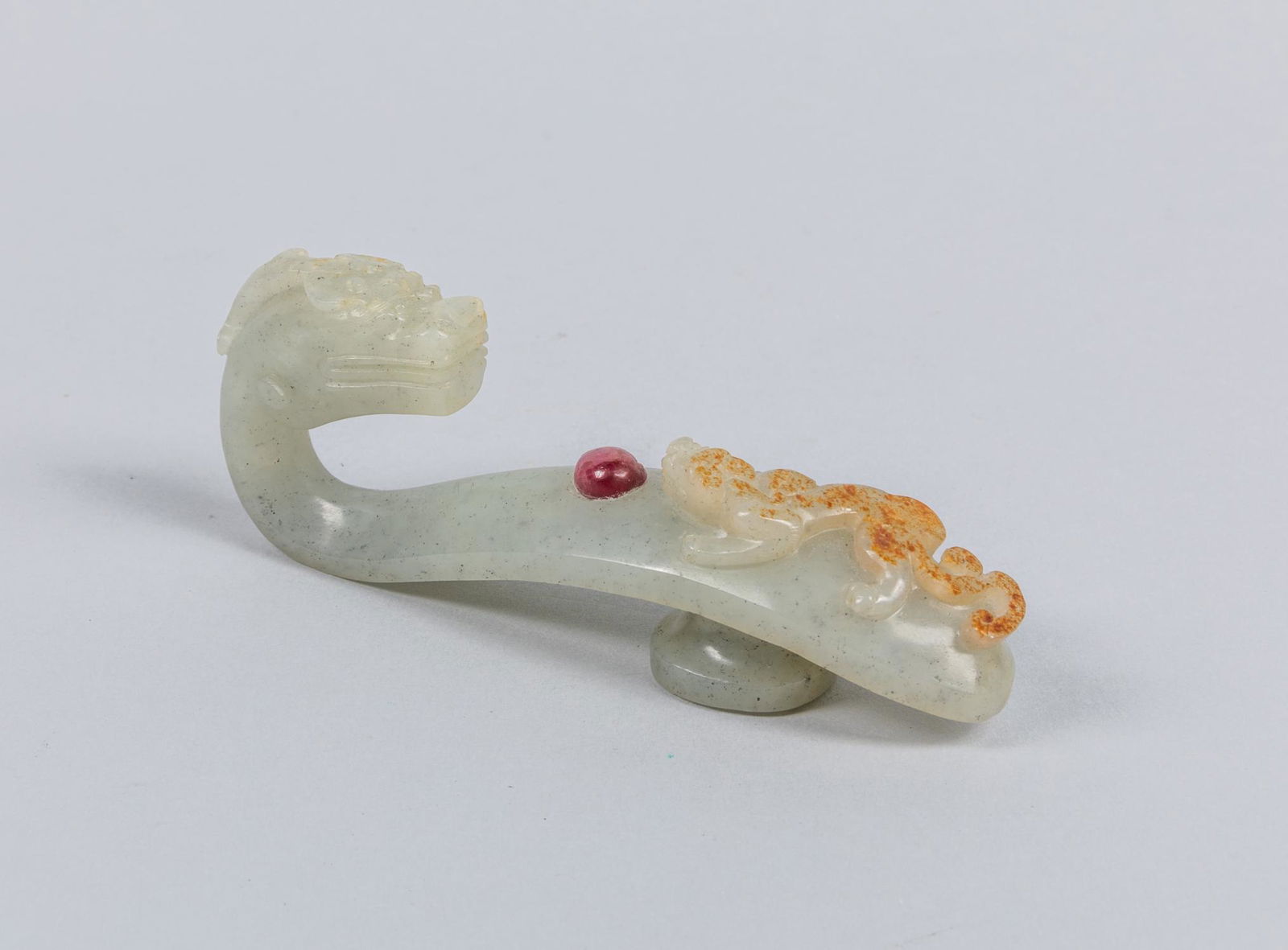 Wanli Style Chinese Antique Jade Belt Hook (1 of 6)