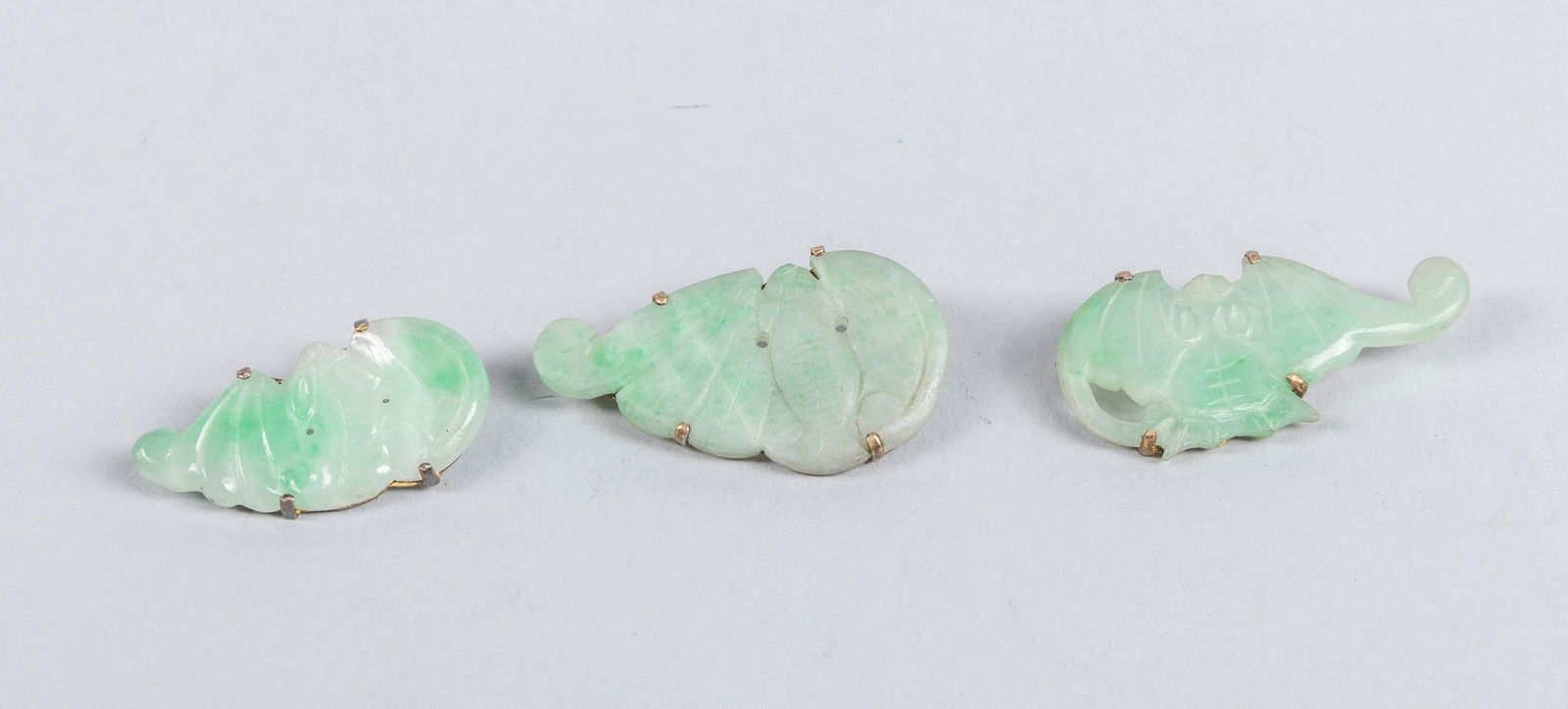 Group Of Chinese Antique Jade Jadeite Pins (1 of 5)