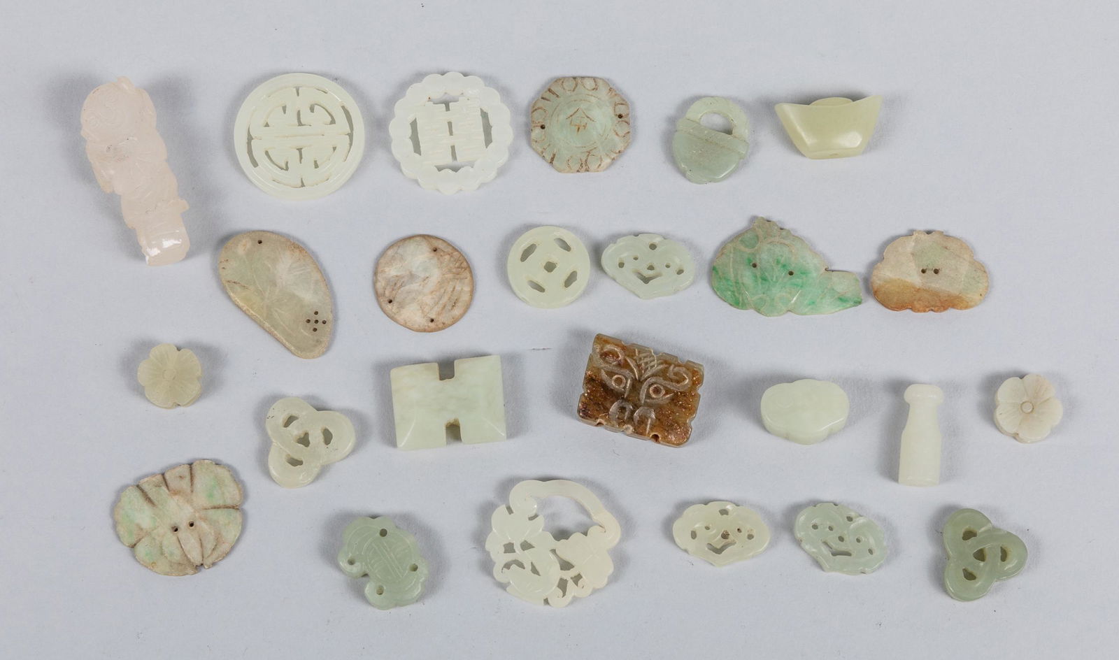 Group Of Chinese Antique Jade Toggles (1 of 7)