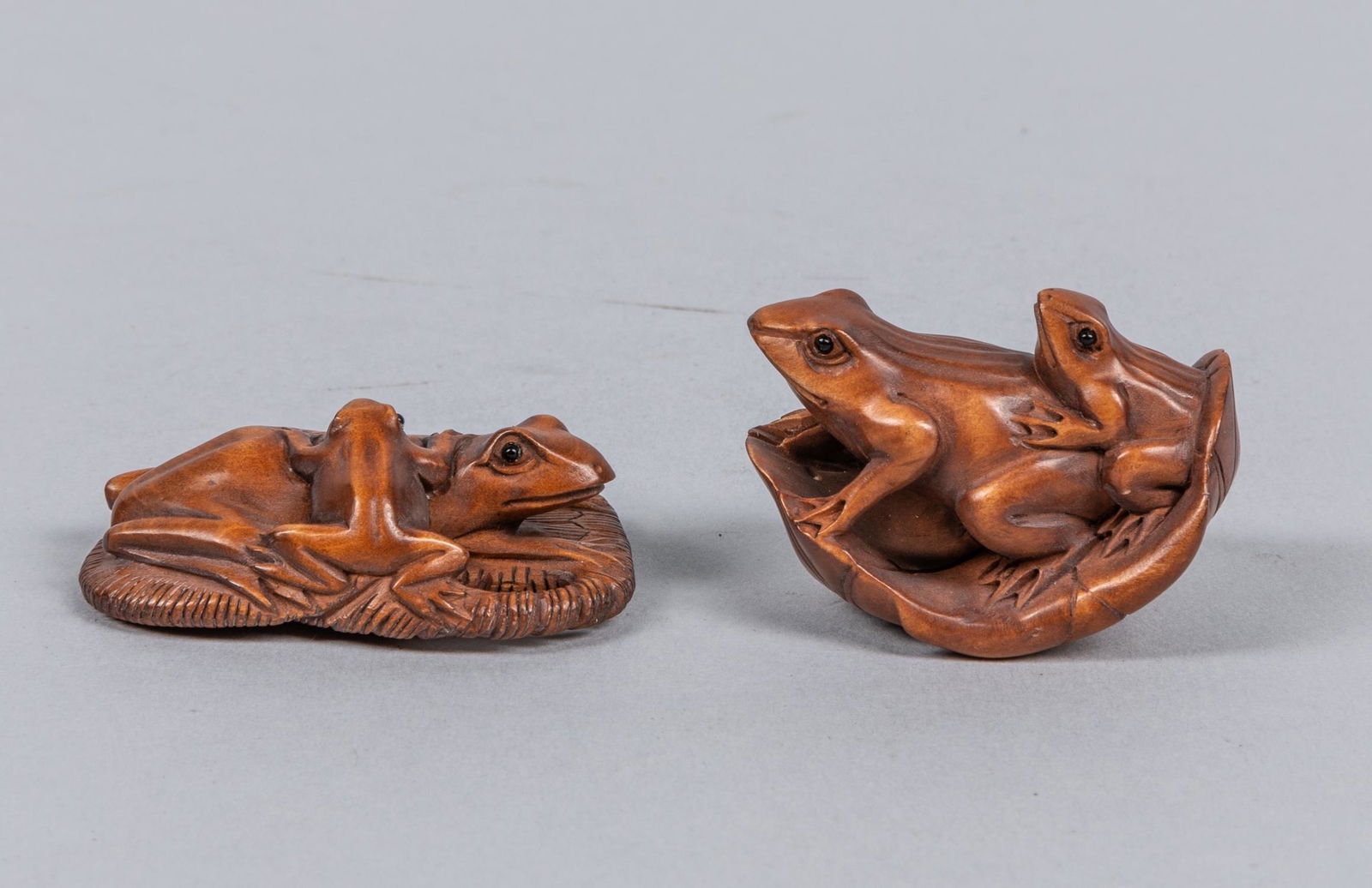 Group Of Japanese Carved Boxwood Netsukes (1 of 6)