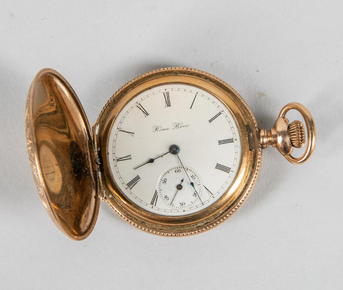Collectible Rowe Bros Pocket Watch: Columbia 20 yrs. #1006172.