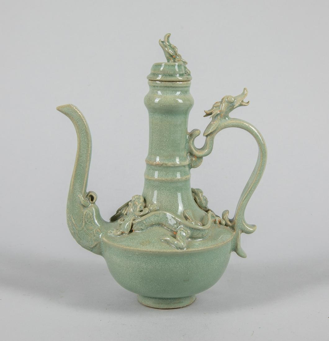 Korean Old Porcelain Dragon Pot (1 of 8)
