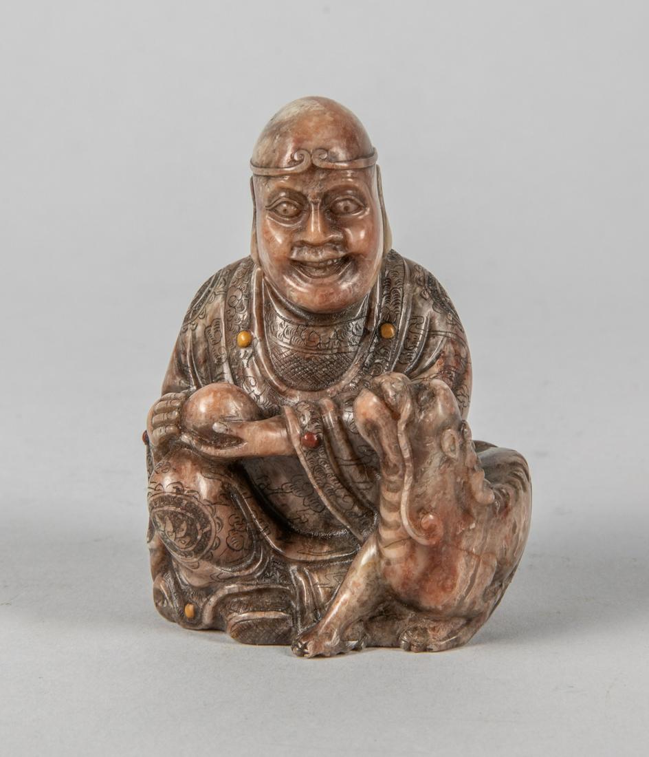 Chinese Carved Shoushan Stone Figure (1 of 9)