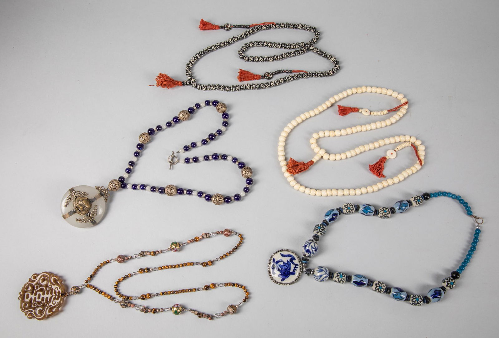 Group of Chinese Export Necklace (1 of 7)
