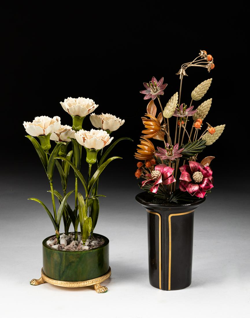 Set of The Autumn Place Bouquet Gilt Flowers (1 of 10)