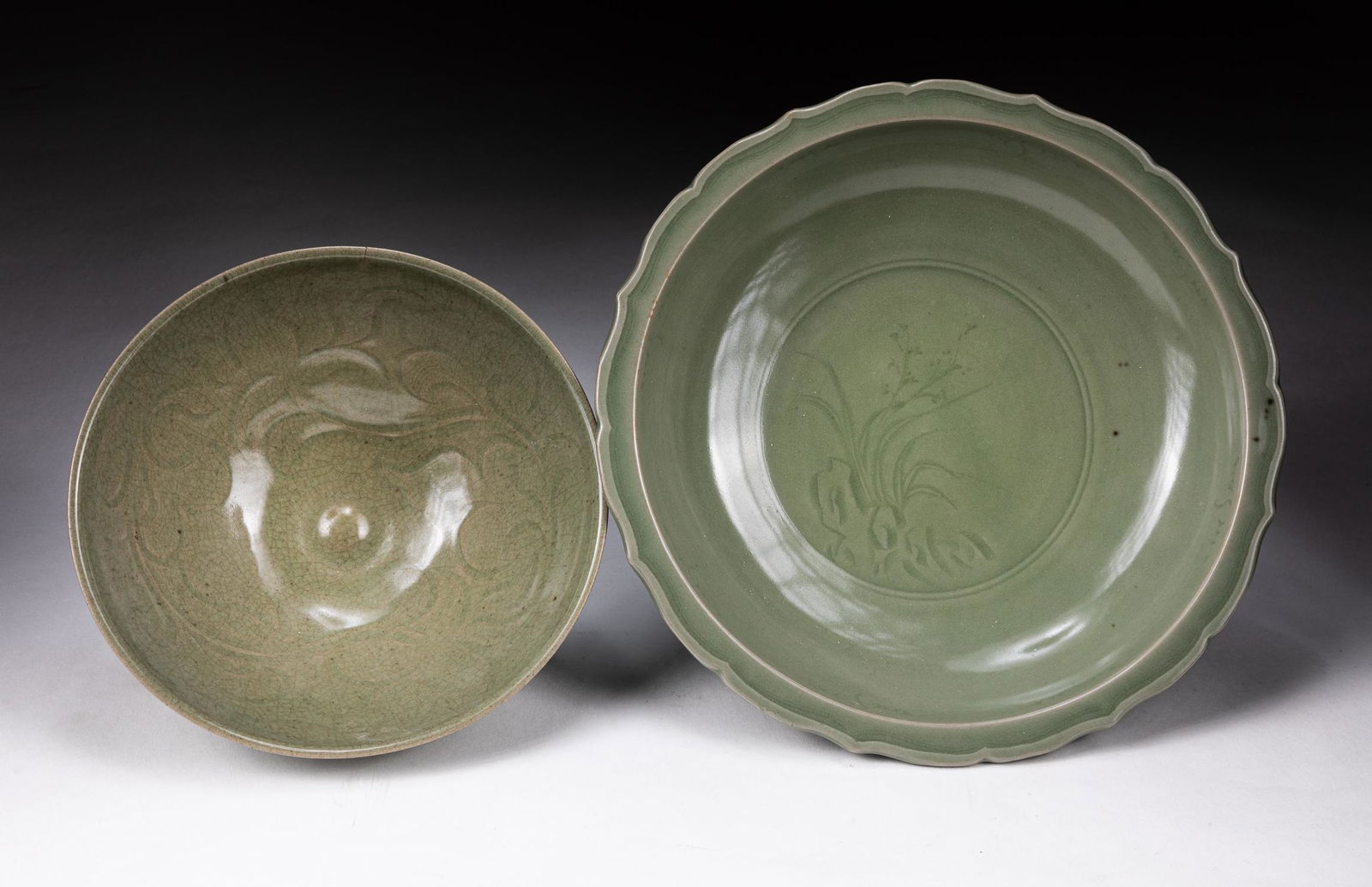 Group Of Korean Celadon Porcelain Wares (1 of 12)
