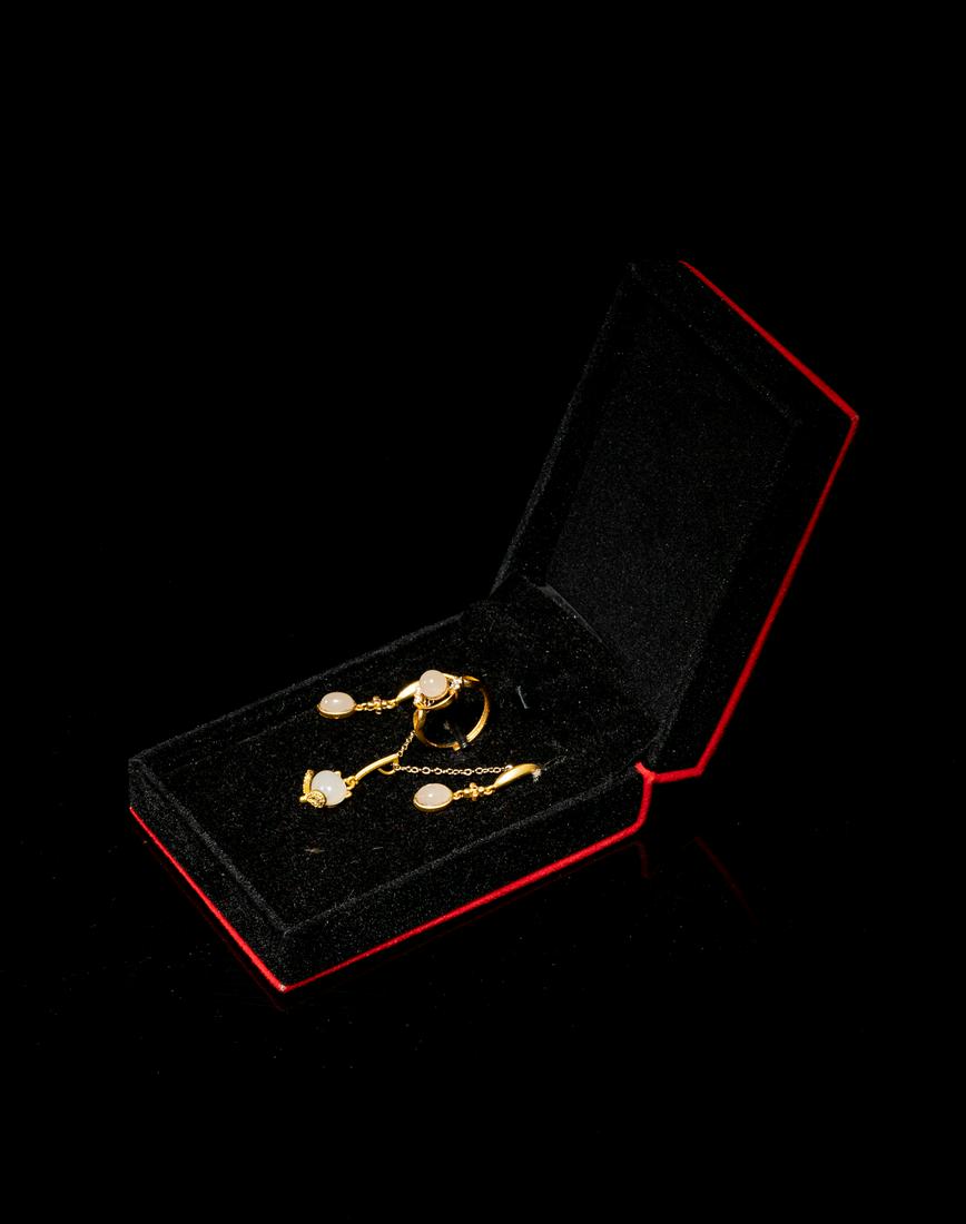 Set of 925 Marked Jade Jewelleries (1 of 9)