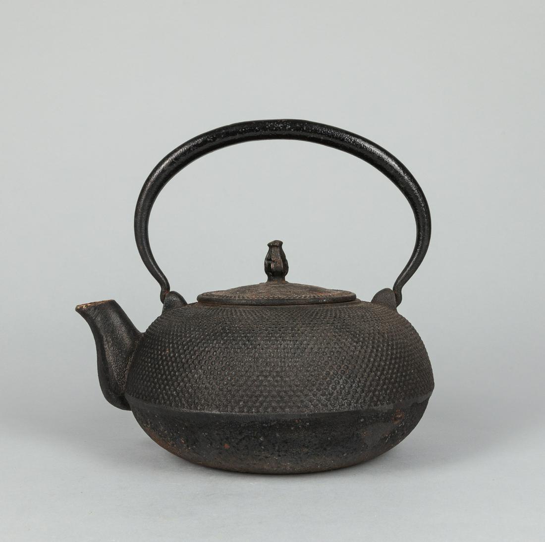 Japanese Old Iron Tea Pot: Large Japanese old iron teapot. 8.5x7.5 inch. The Estate of the E Los Angeles, CA, 2020.