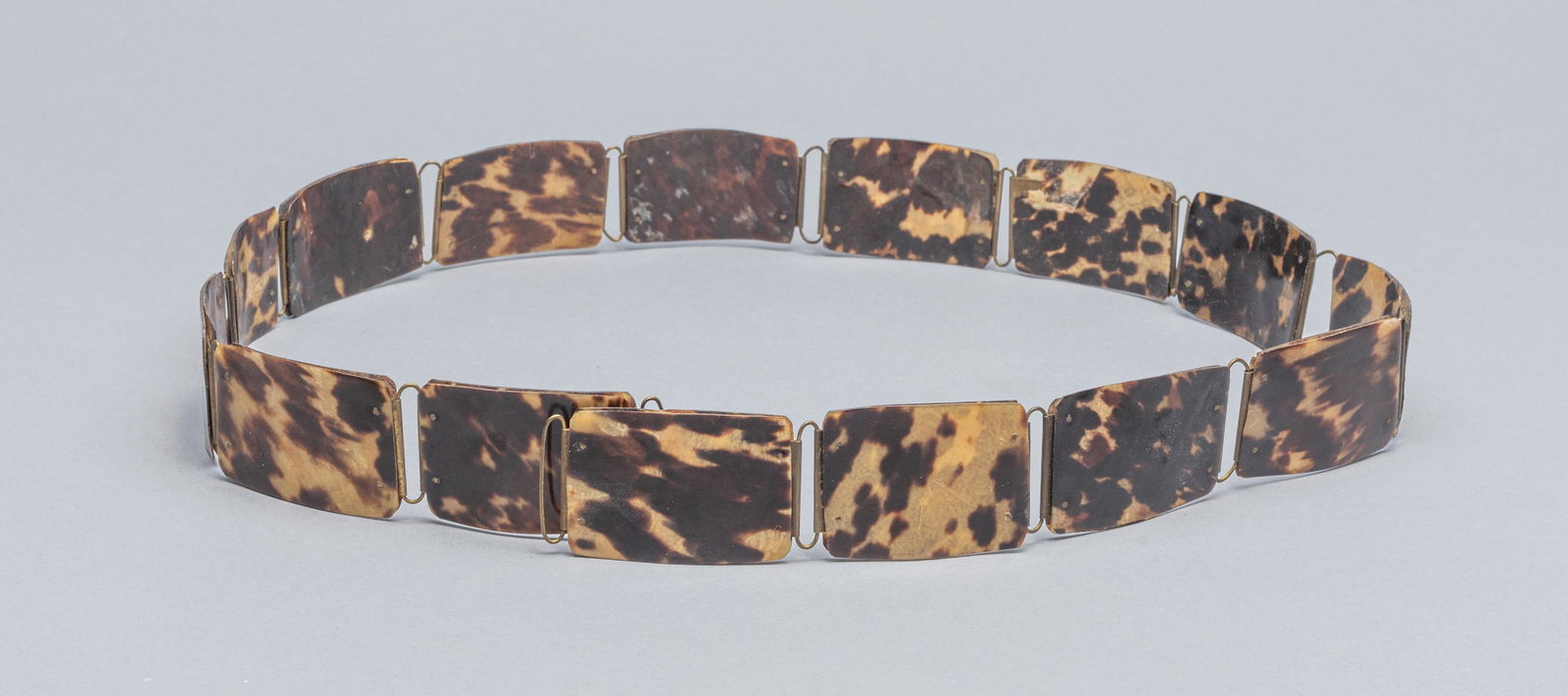 English Antique Shell Like Belt: English antique shell like belt, minor chipped. 28 inch L.