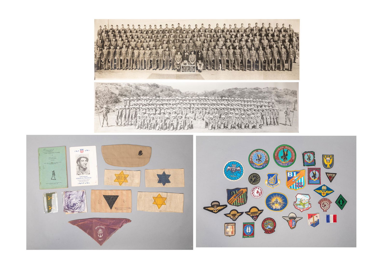 Group US Military Platelets & Photos (1 of 18)