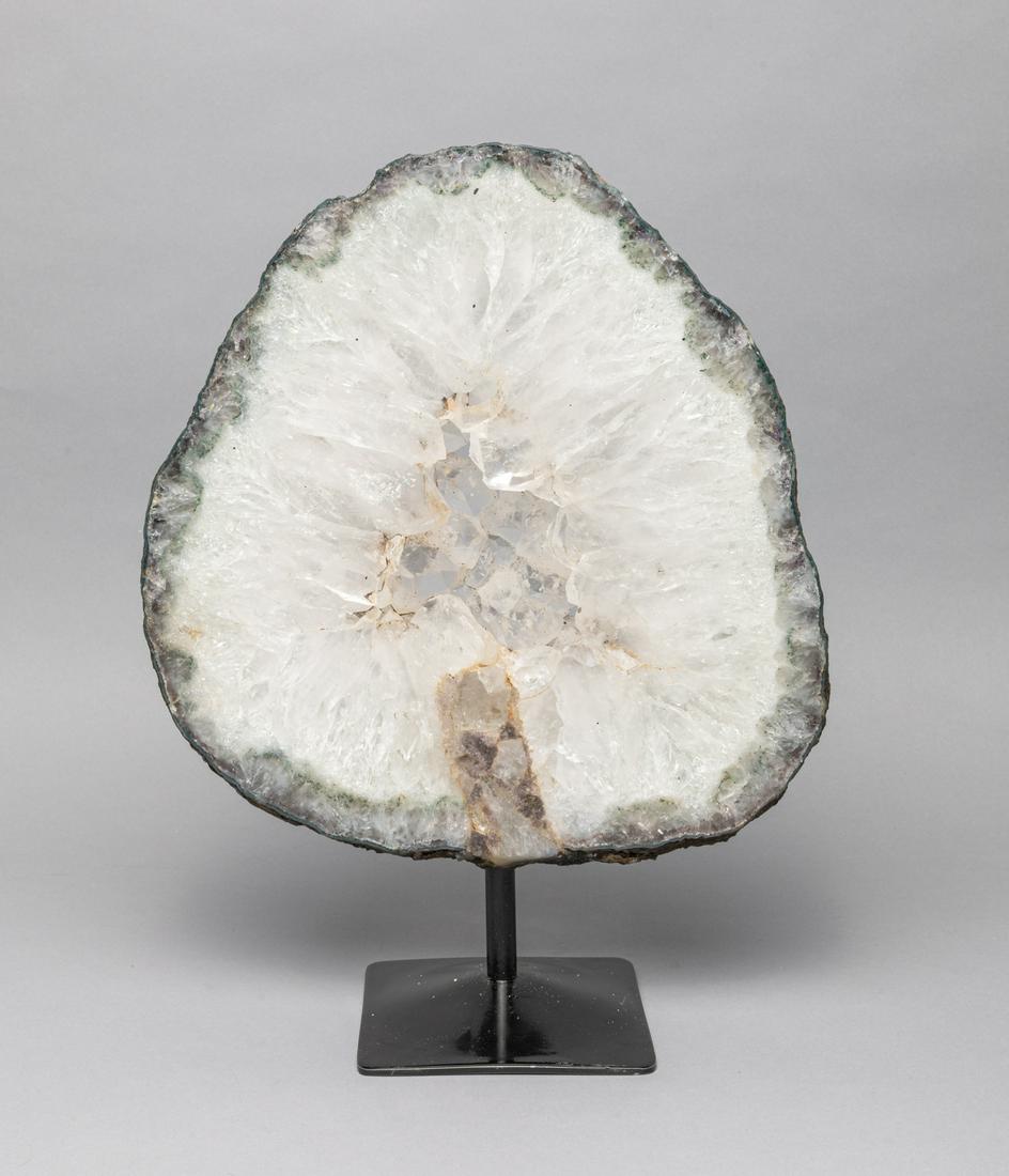 Designed Clear Rock Crystal Table Sculpture (1 of 8)