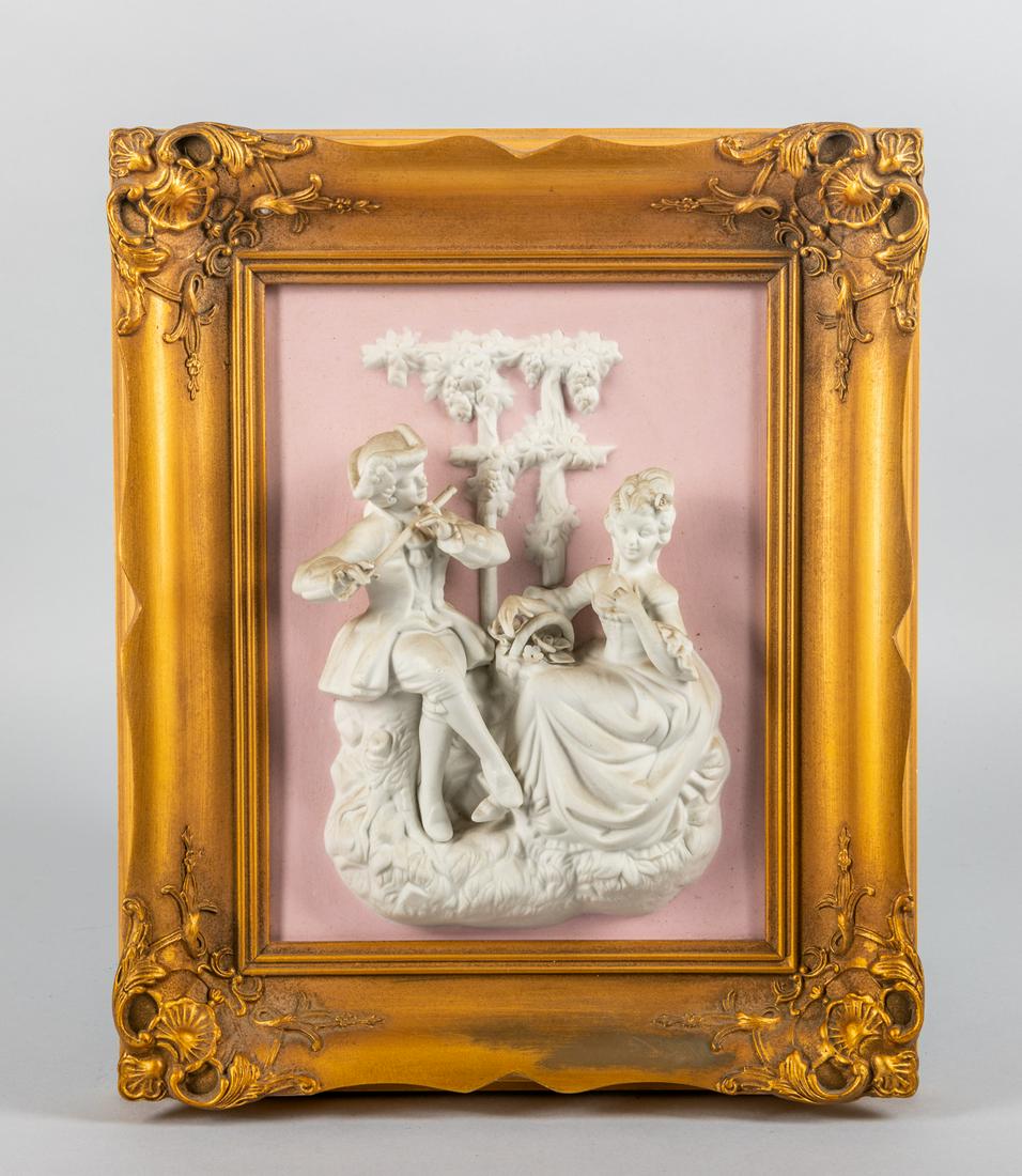 Rococo Type Porcelain Wall Hanging (1 of 7)