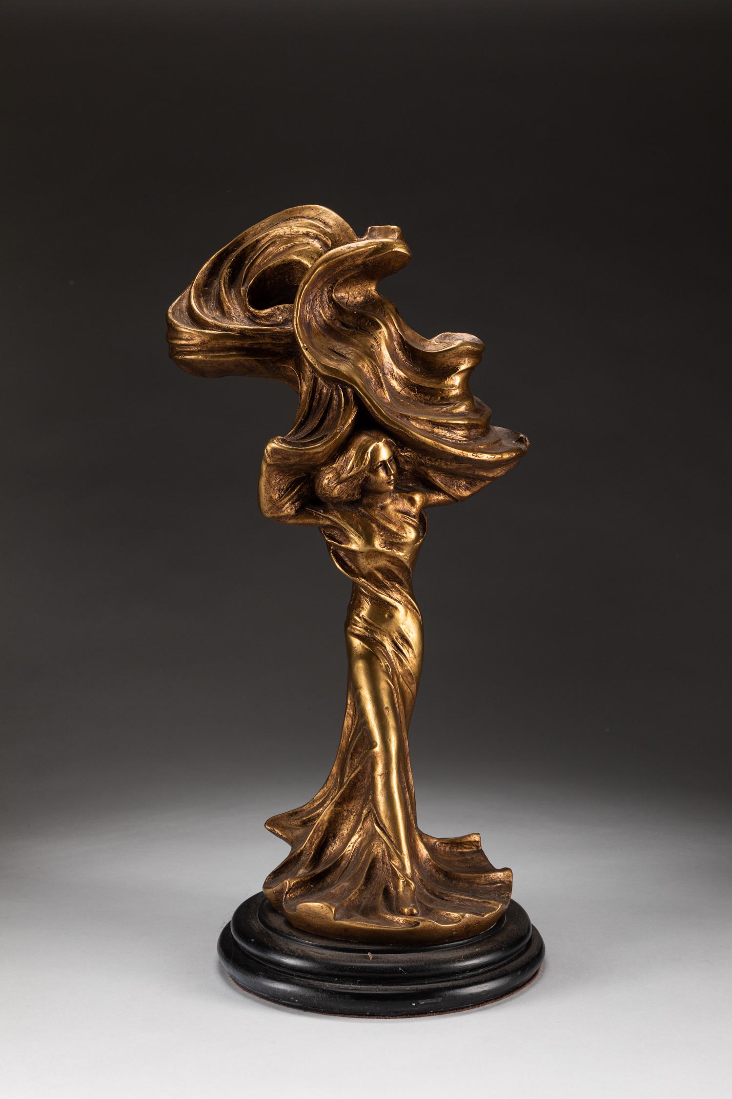 Vintage France Gilt Table Sculpture (1 of 10)