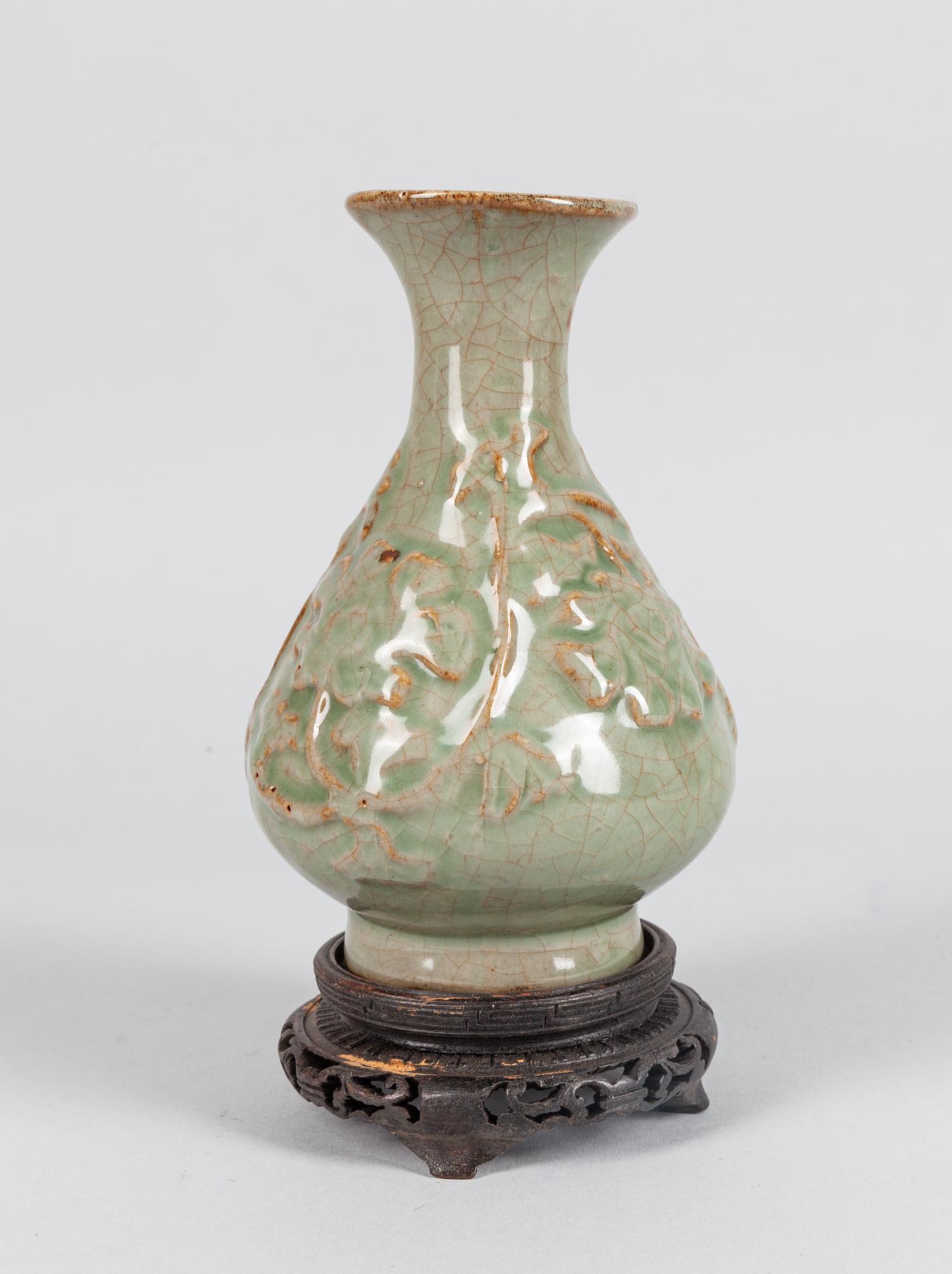 Fine Chinese Longquan Type Porcelain Vase (1 of 11)