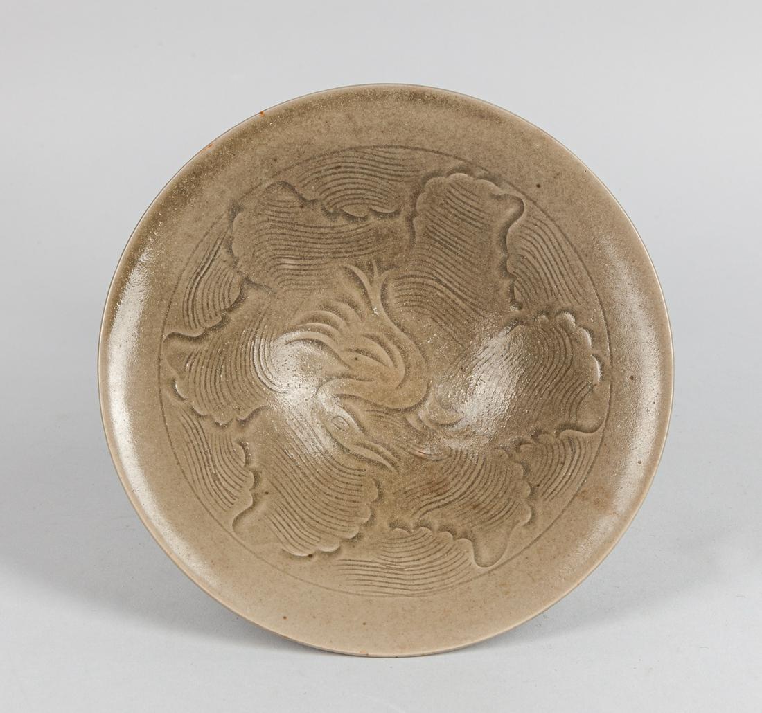 Chinese Yaozhou Type Shipwreck Porcelain Lotus Bowl (1 of 8)