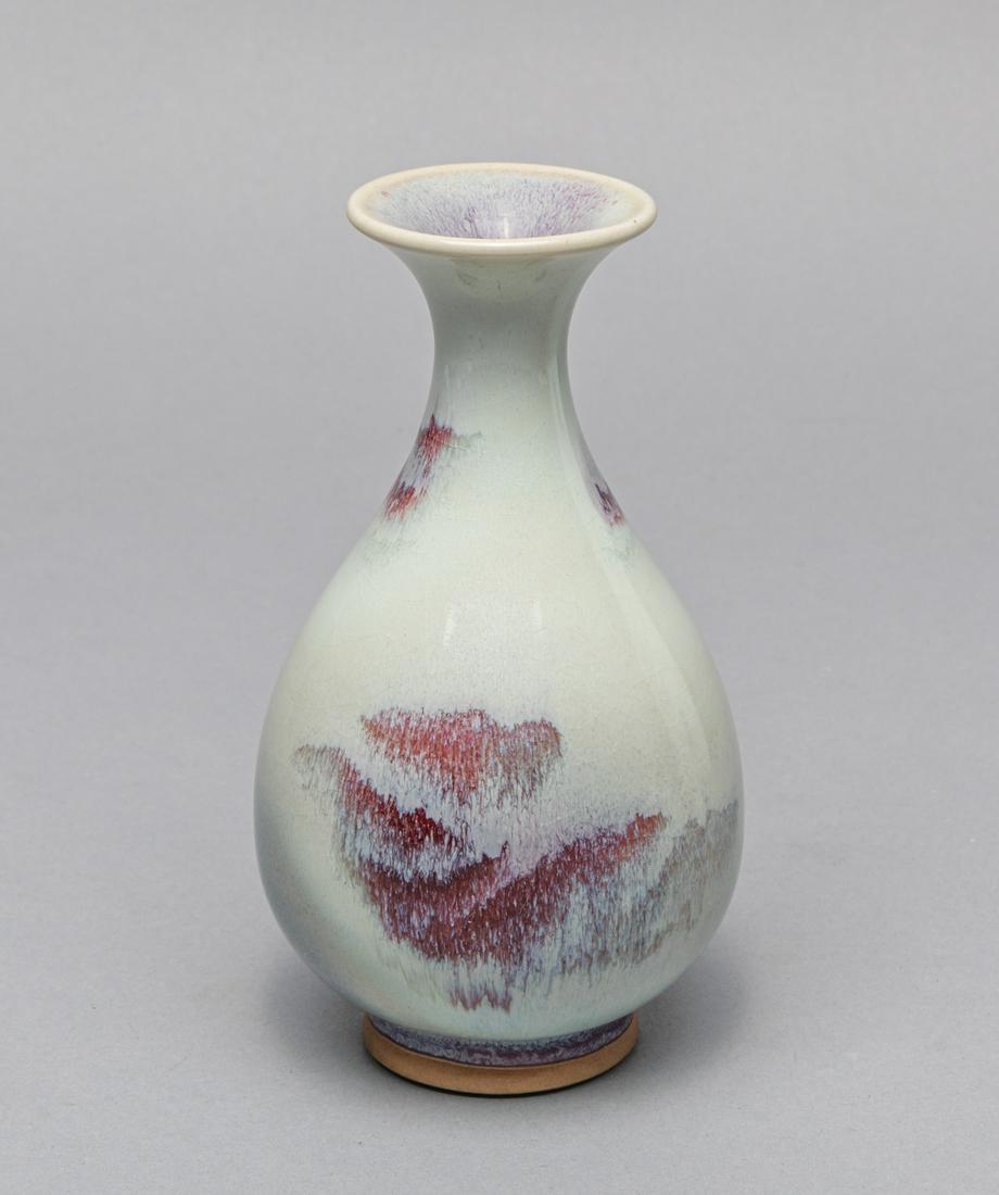 Chinese Decorated Jun Type Porcelain Cabinet Vase (1 of 11)