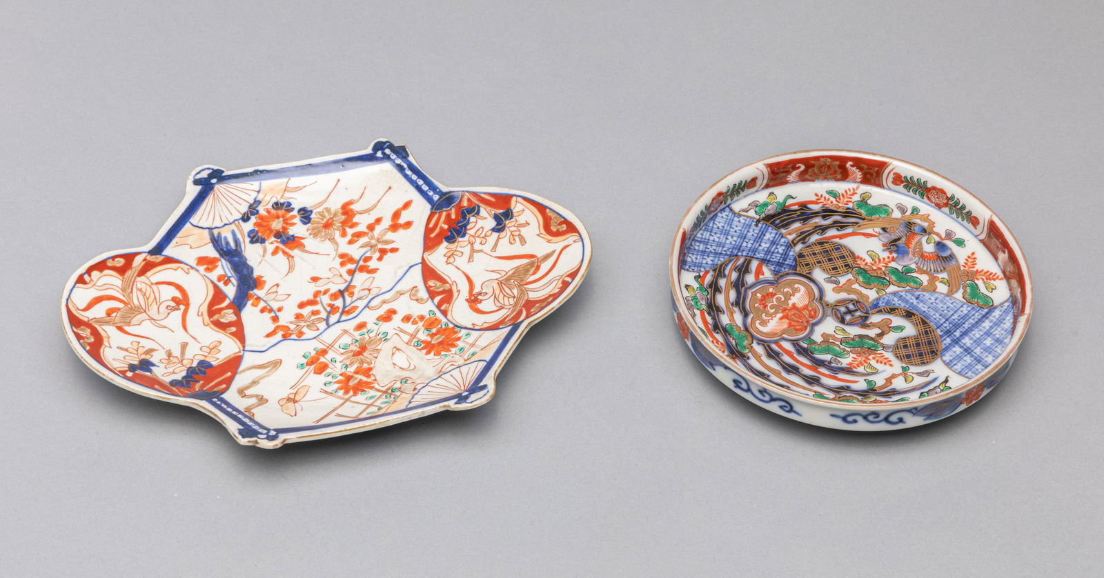 Set Japanese Old Imari Porcelain Plates (1 of 12)